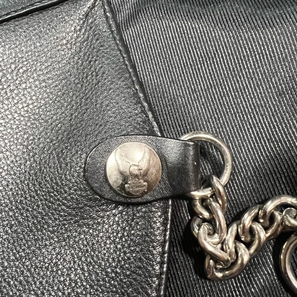 🔥Mens XL Leather Motorcycle Vest🔥 - Picture 7 of 10